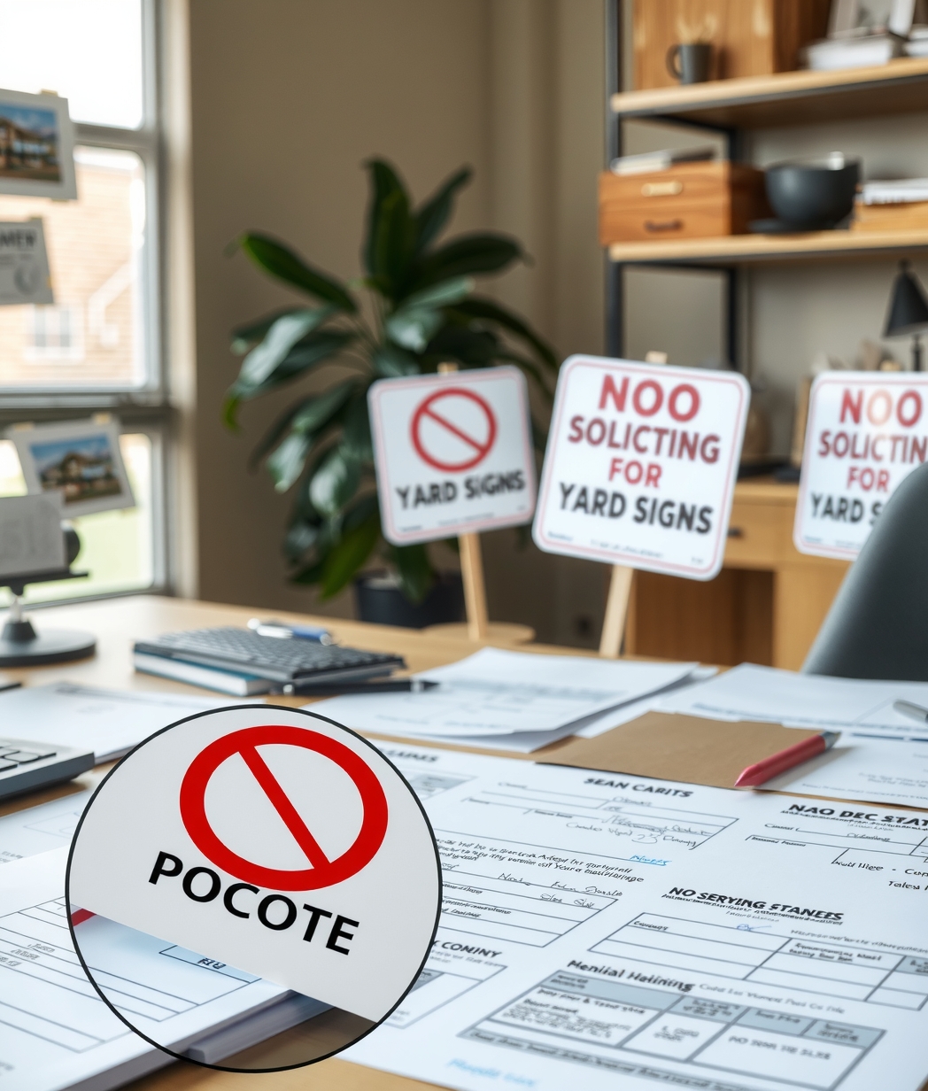 Quality check visual for No Soliciting Yard Signs Guide