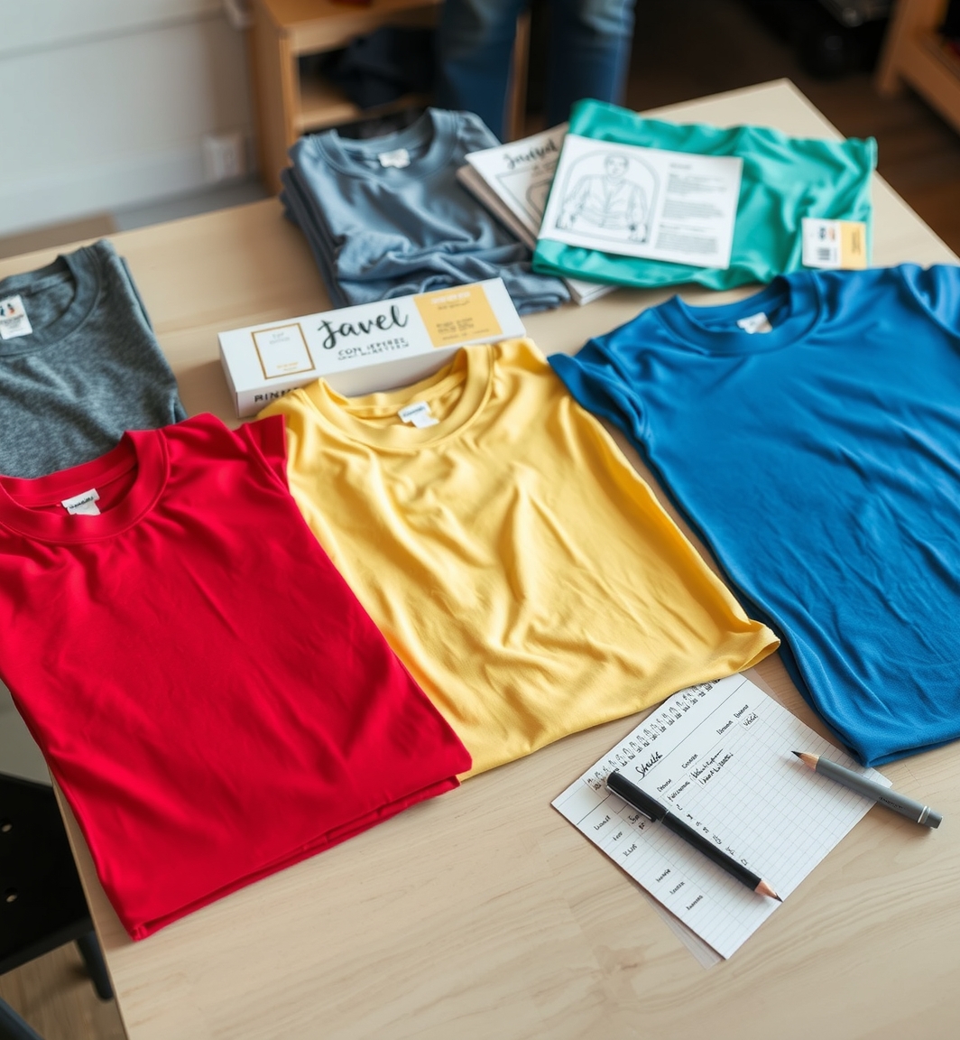 Preparation visual for Tshirt Printing Cleveland Guide