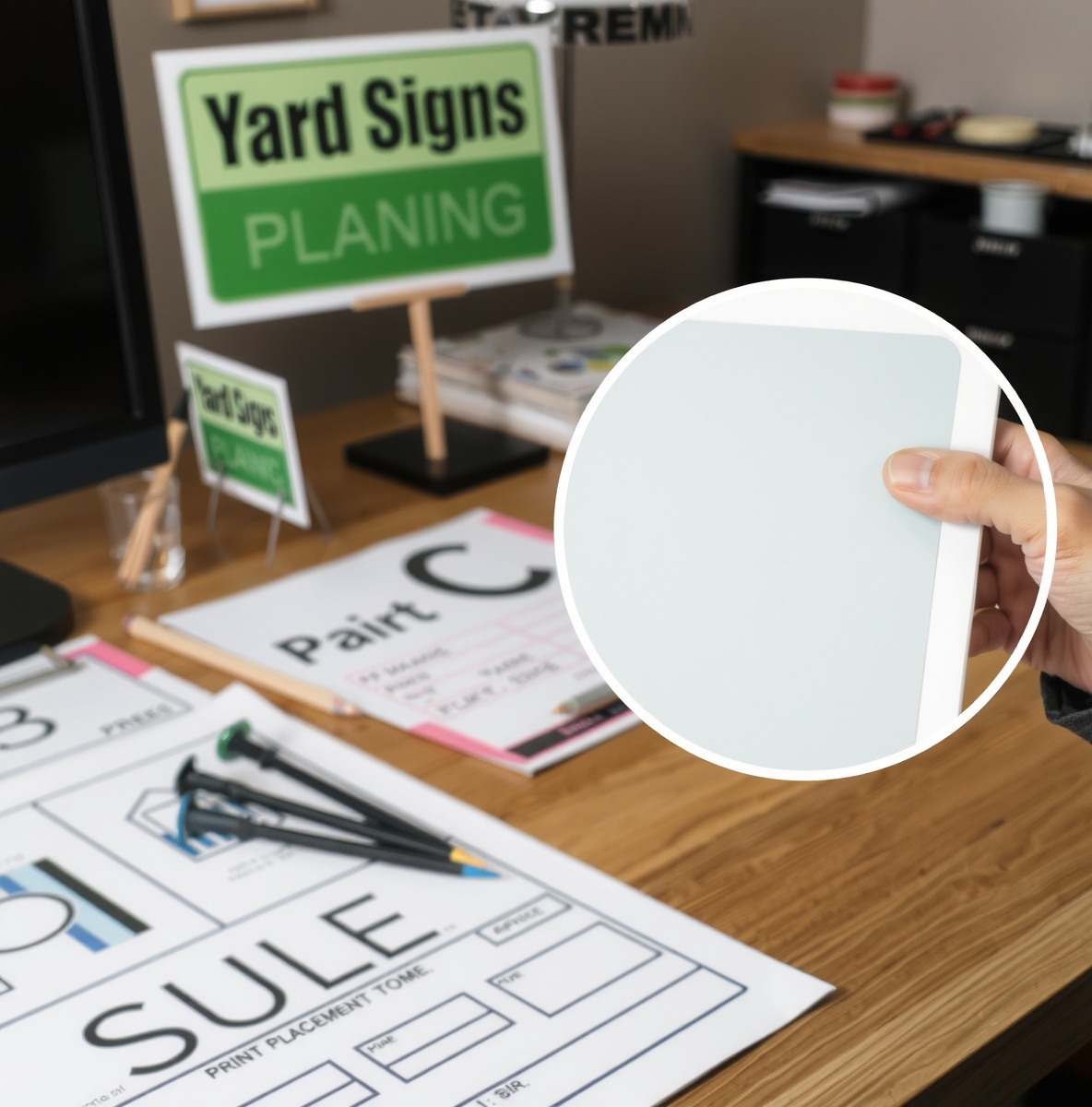 Quality check visual for Print Yard Signs Near Me Guide