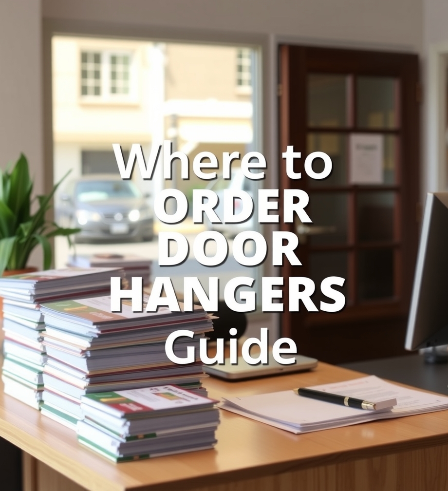 Quality check visual for Where to Order Door Hangers Guide