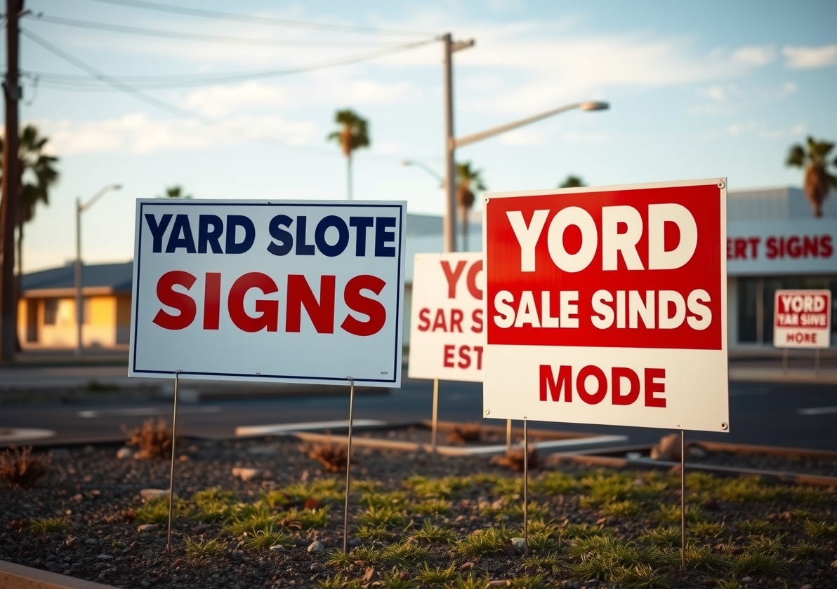 Preparation visual for Yard Signs Los Angeles Guide