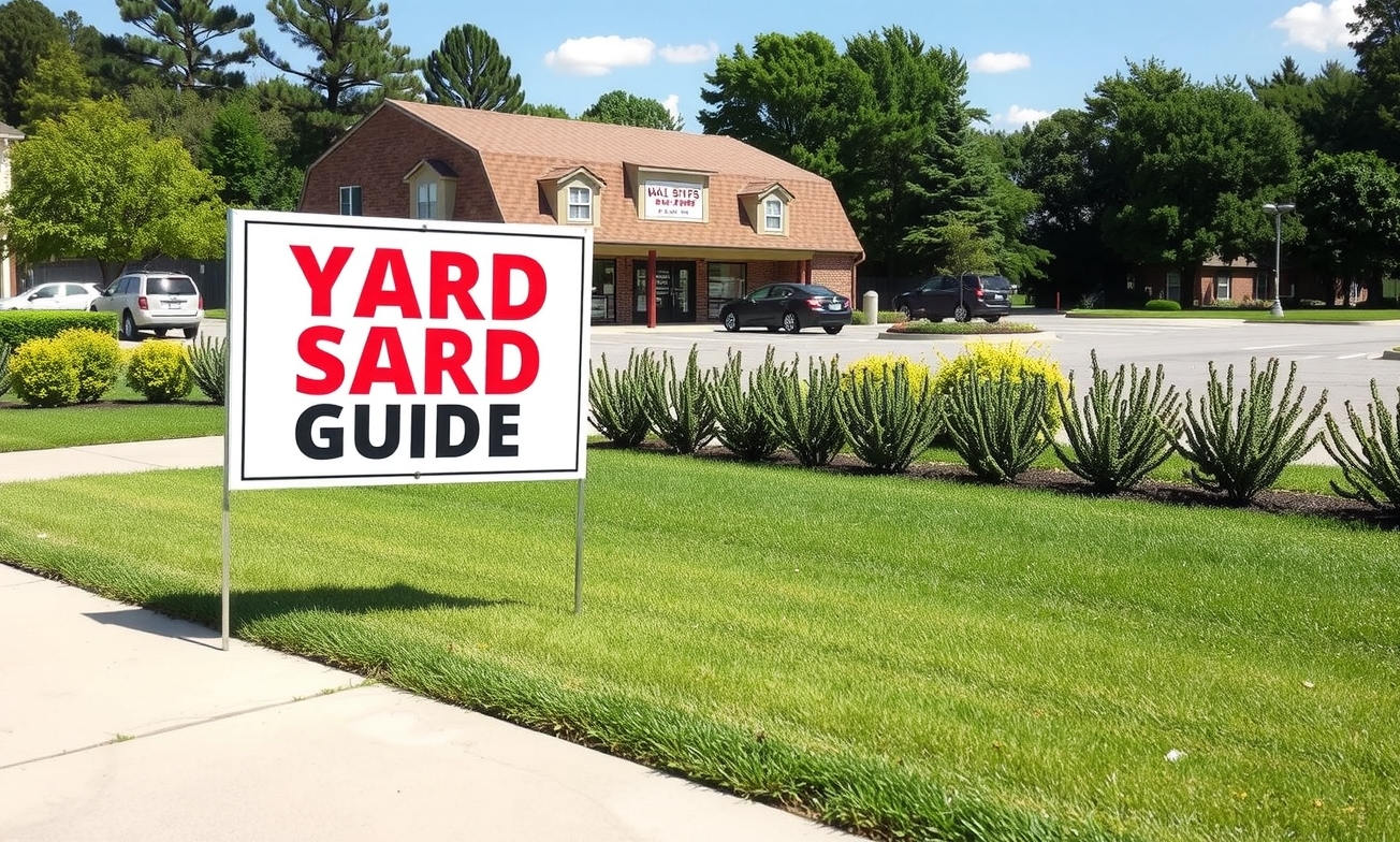 Quality check visual for Yard Signs Jackson Ms Guide