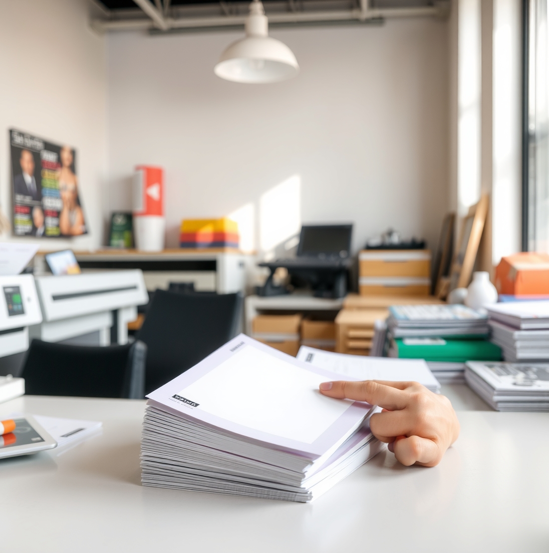 Preparation visual for Flyer Printing Companies