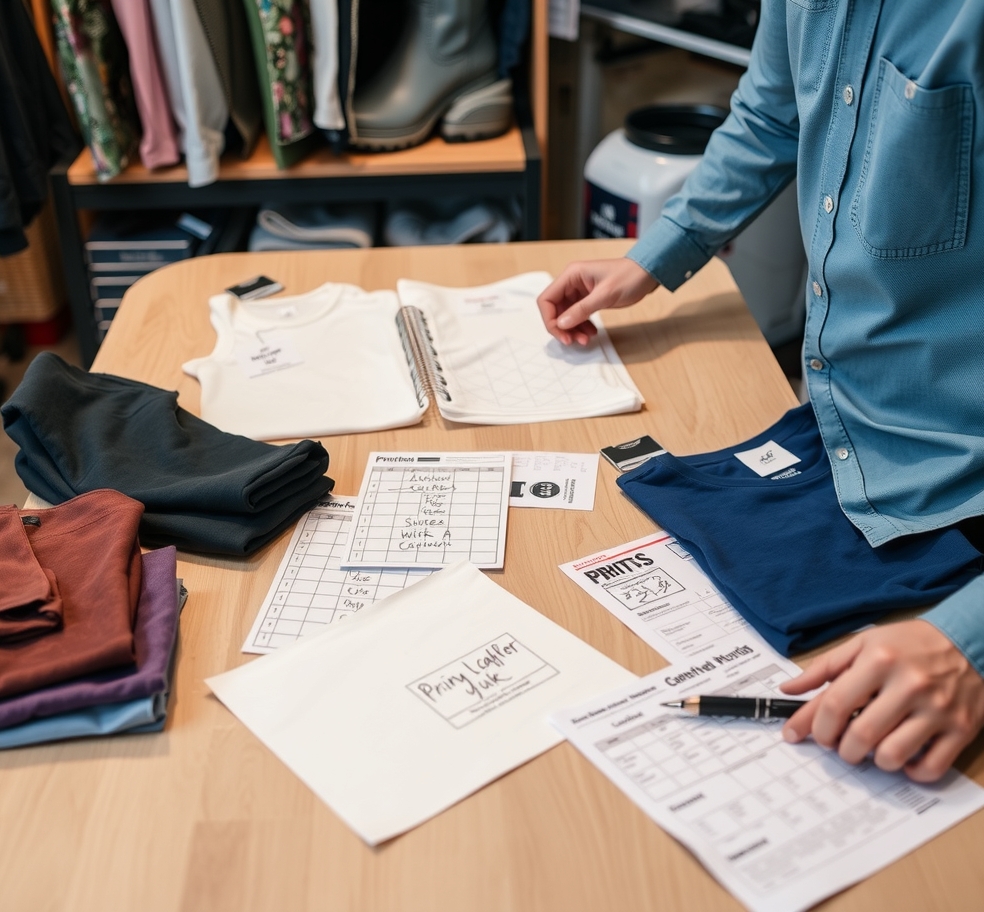 Preparation visual for Tshirt Printing Birmingham Al Guide