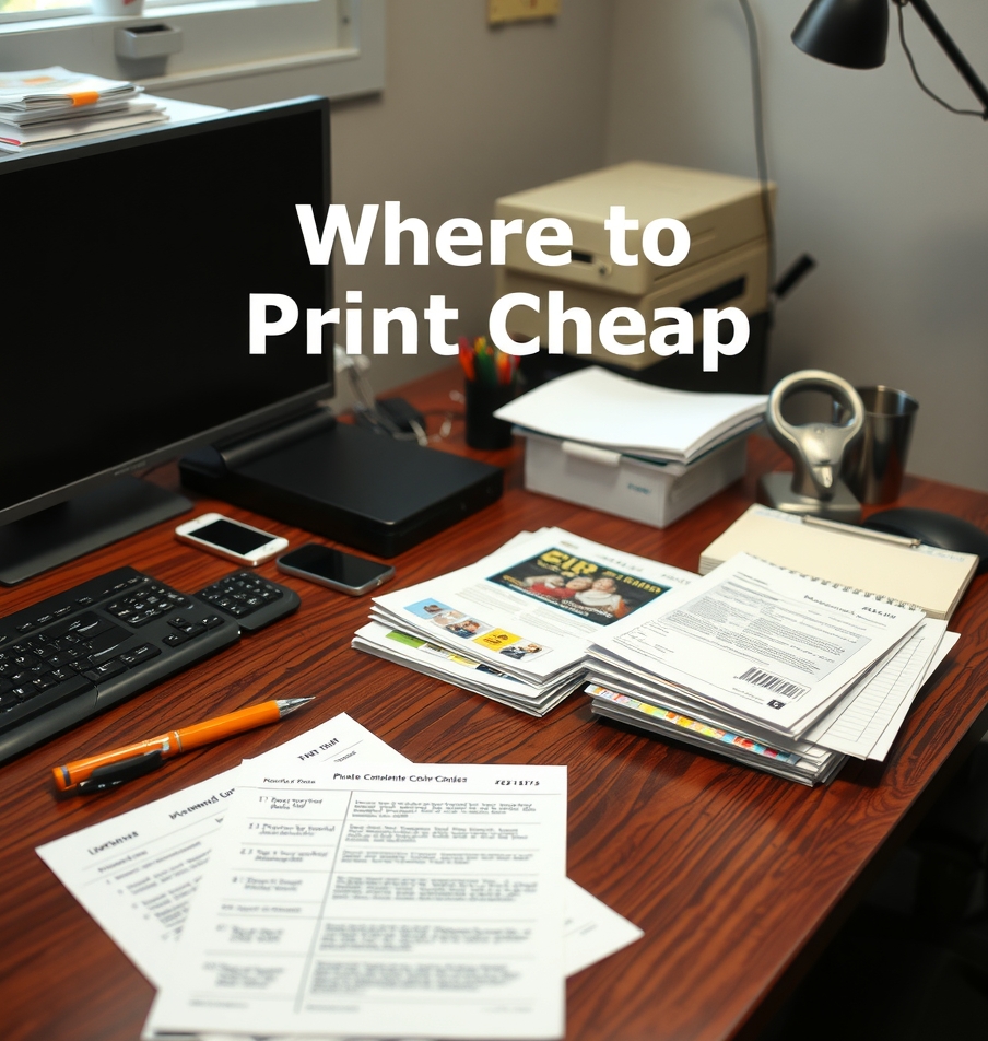 Checklist for Where to Print Cheap Color Copies