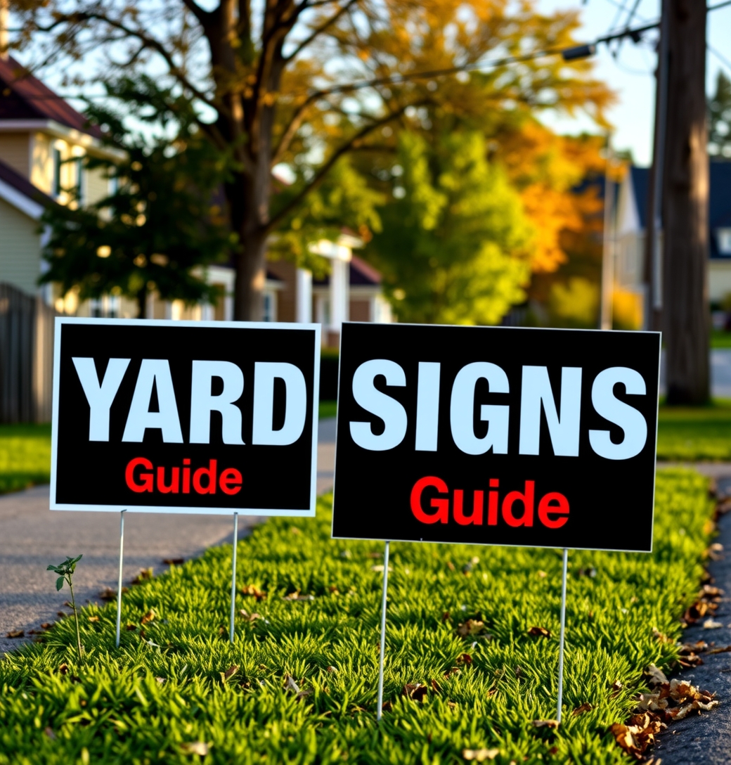 Full Color Yard Signs Guide