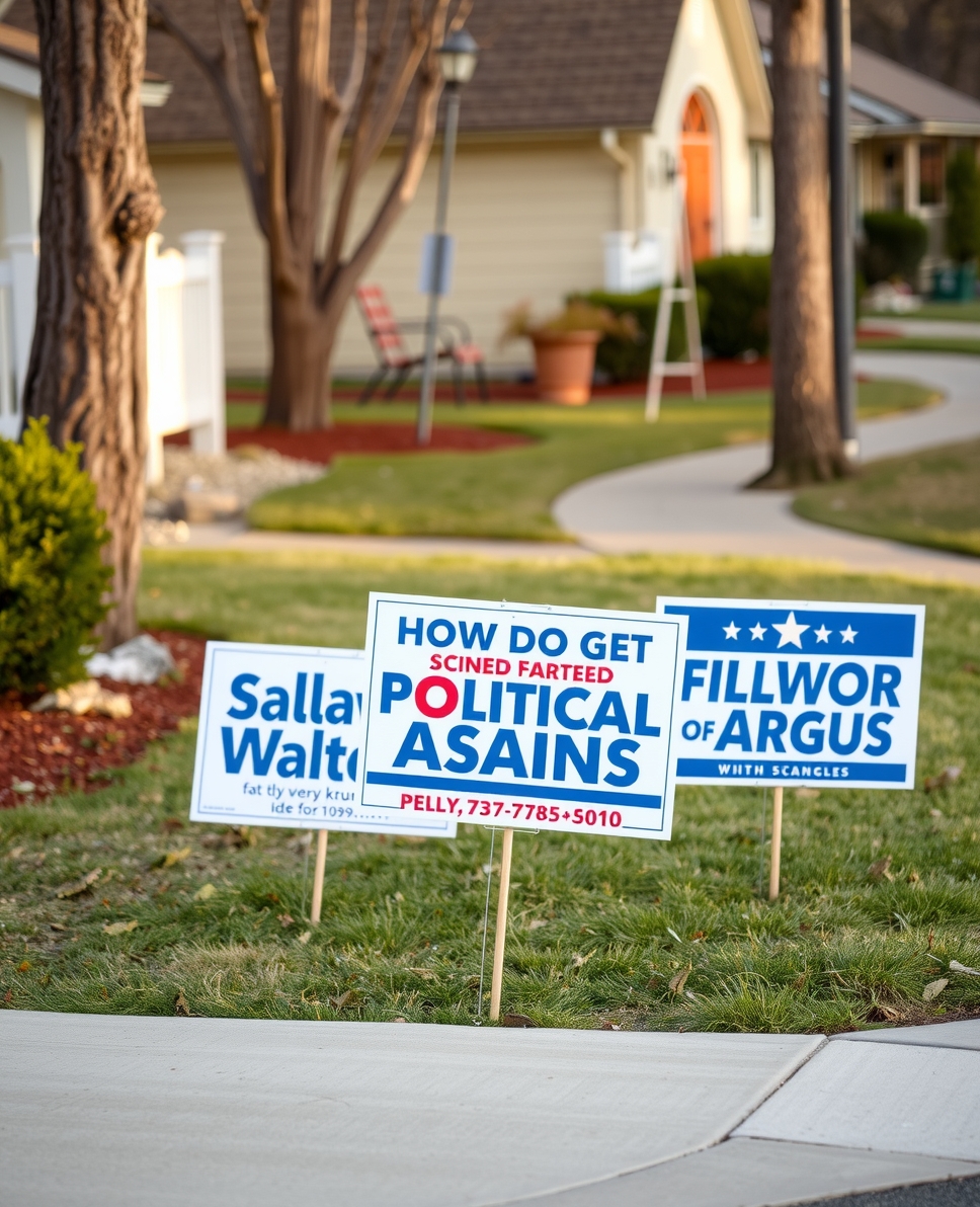 How Do You Get Political Yard Signs
