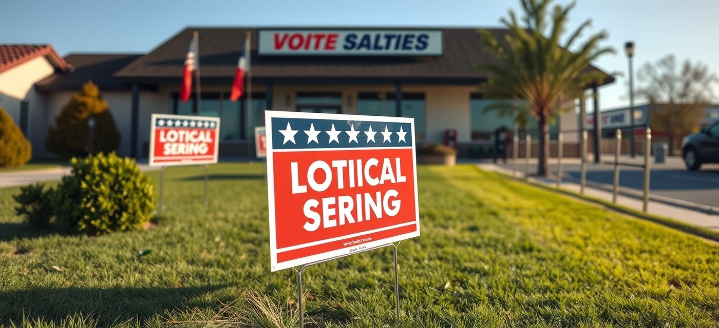 Preparation visual for How Do You Get Political Yard Signs