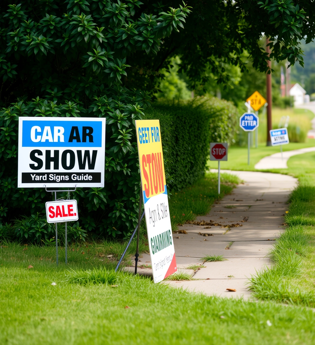 Car Show Yard Signs Guide