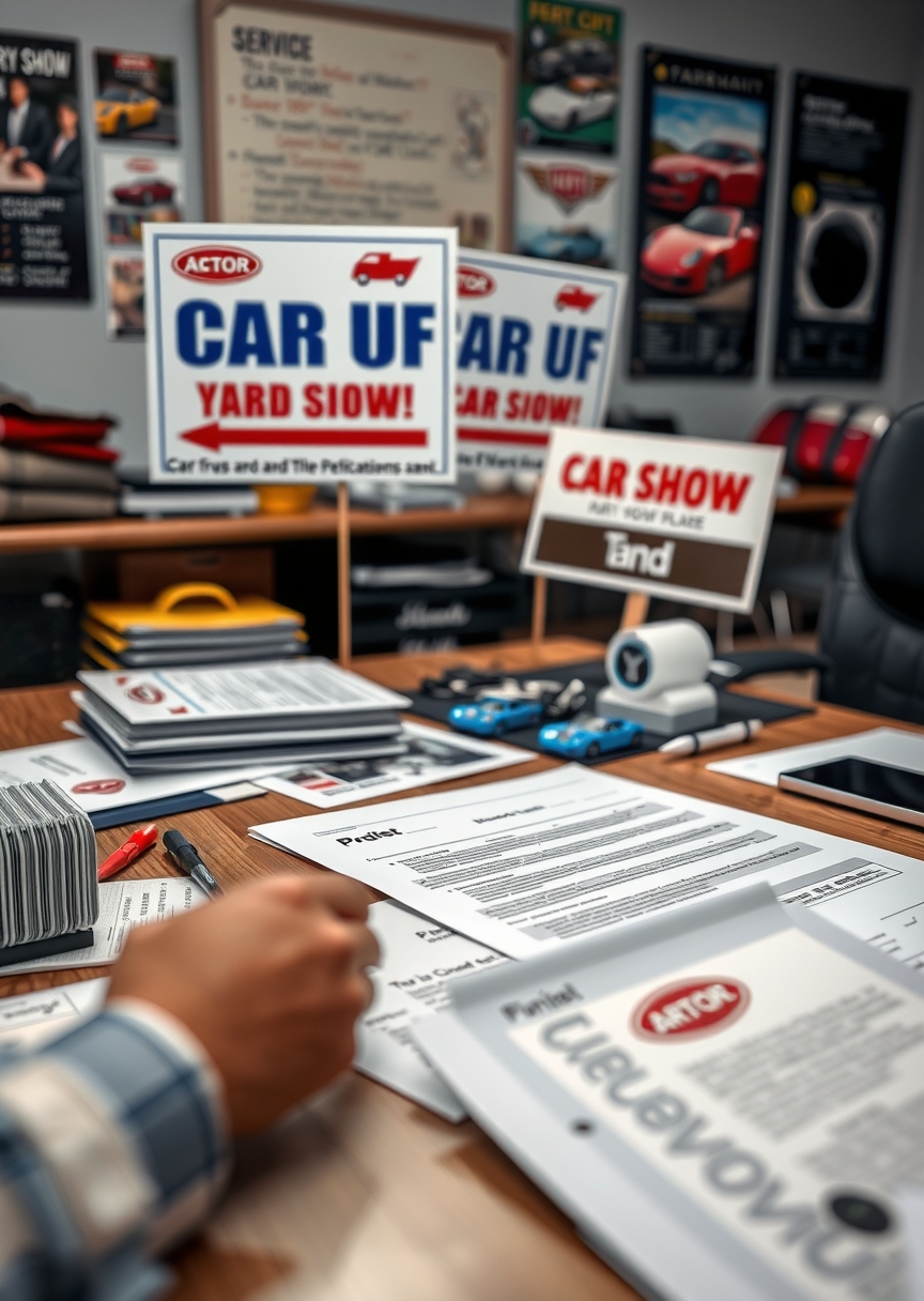 Checklist for Car Show Yard Signs Guide