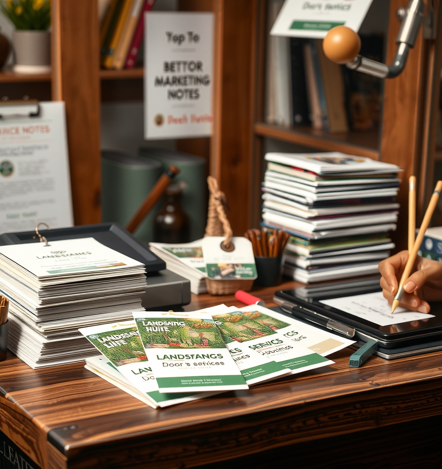 Quality check visual for Landscaping Door Hangers Guide