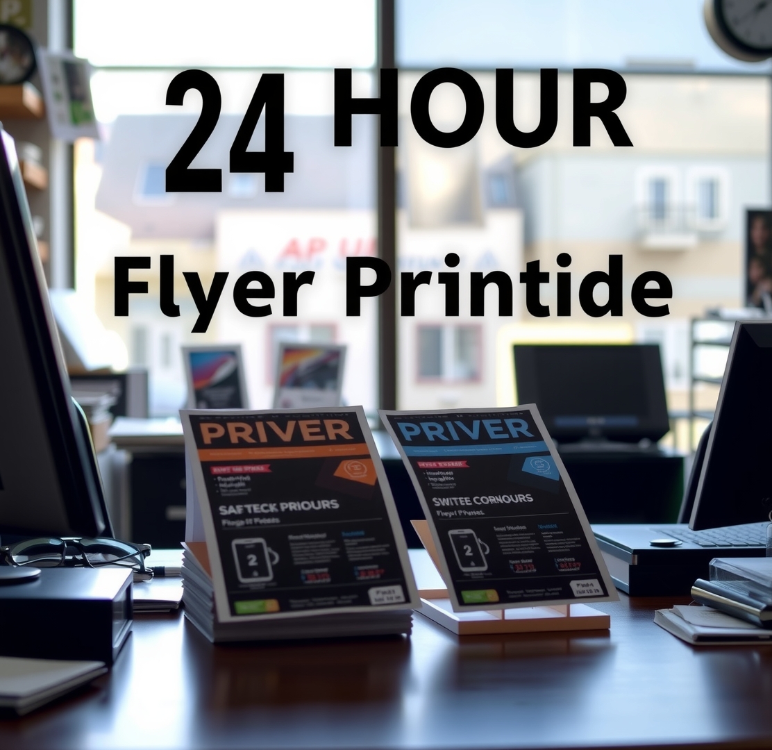 Preparation visual for 24 Hour Flyer Printing Guide