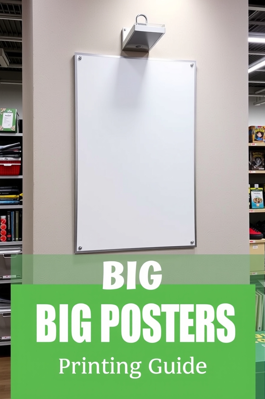Preparation visual for Big Posters Printing Guide