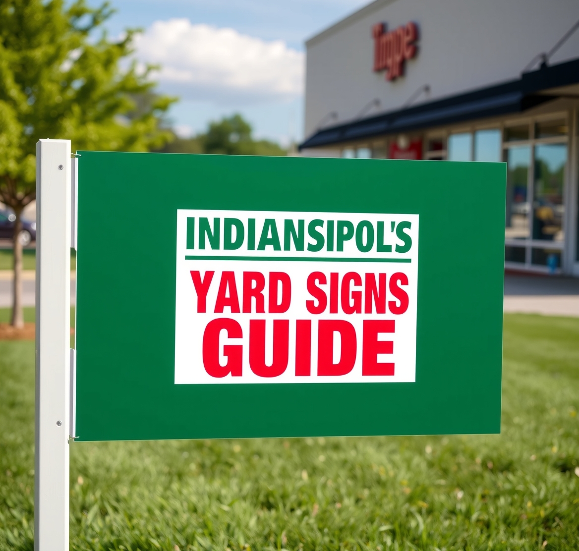 Preparation visual for Indianapolis Yard Signs Guide