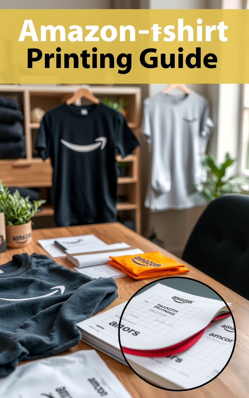 Preparation visual for Amazon Tshirt Printing Guide