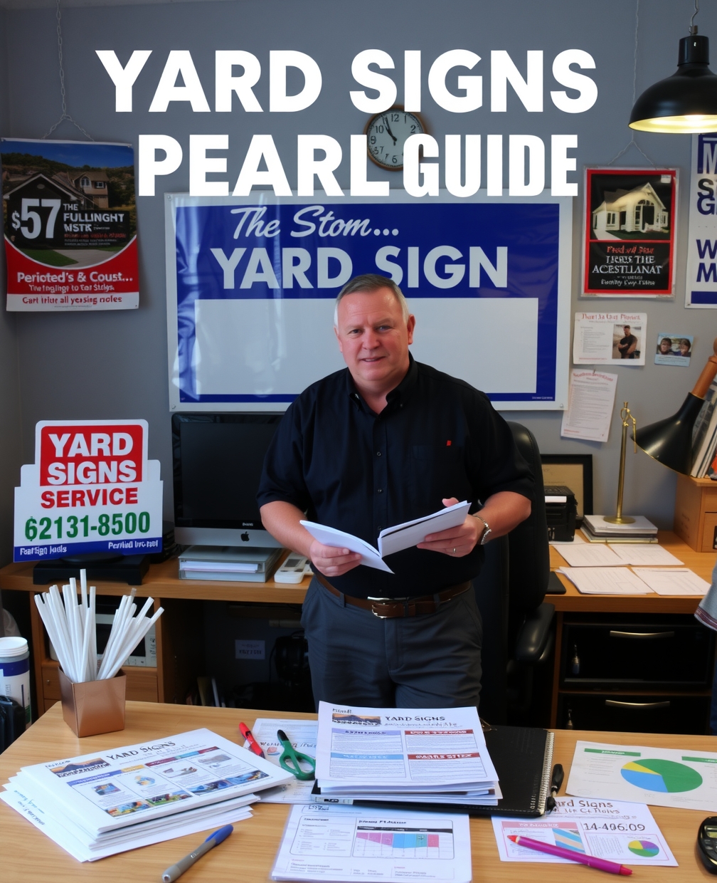 Preparation visual for Yard Signs Pearland Guide
