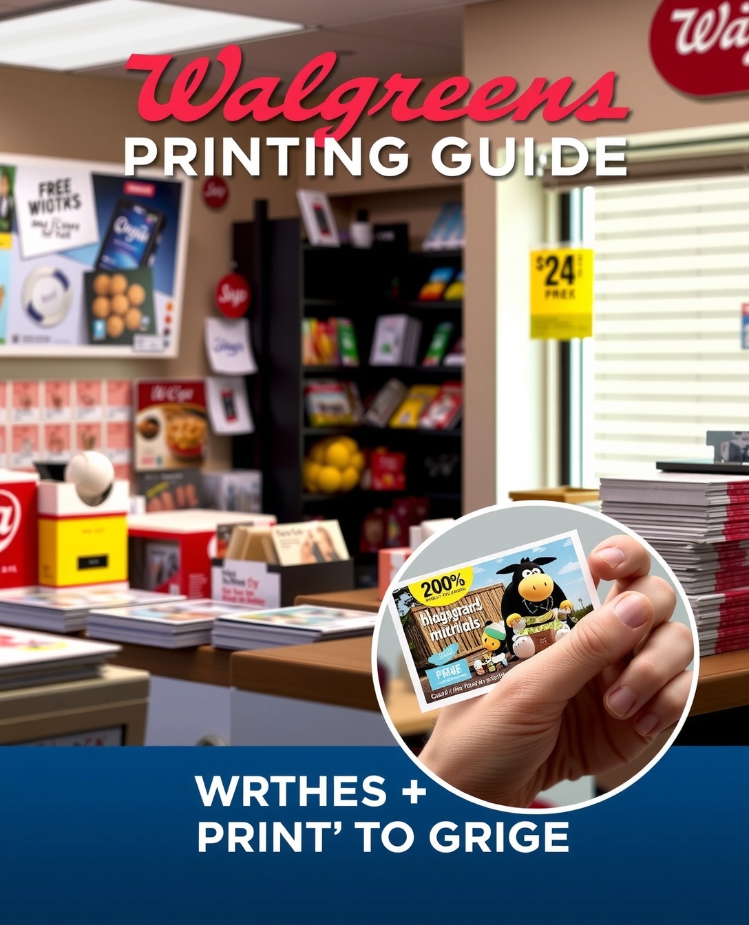 Preparation visual for Walgreens Postcard Printing Guide