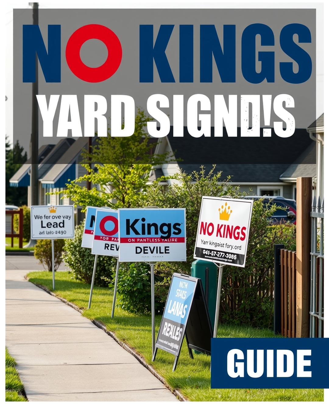 No Kings Yard Signs Guide