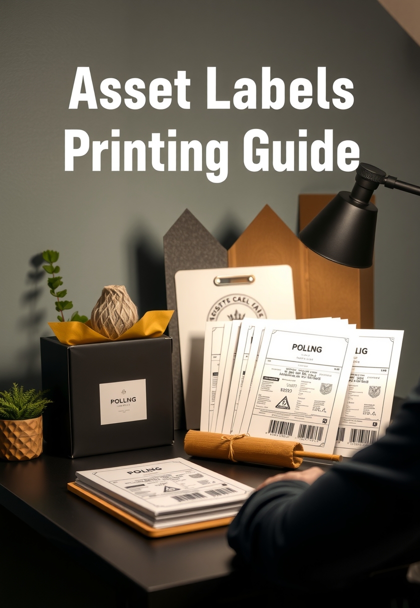 Preparation visual for Asset Labels Printing Guide