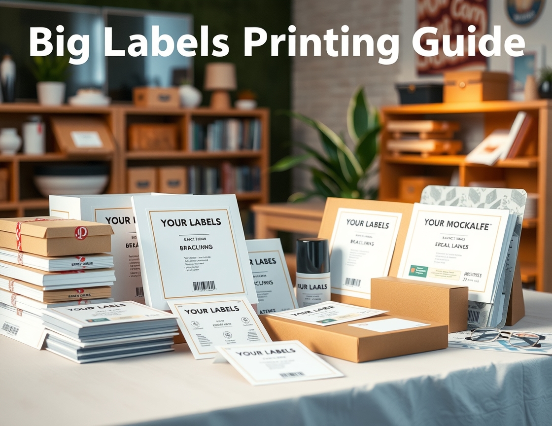 Preparation visual for Big Labels Printing Guide