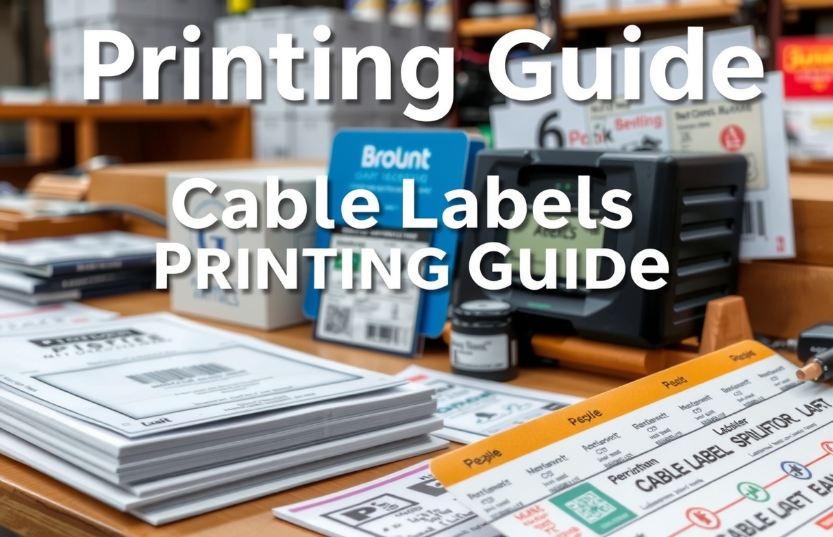 Preparation visual for Cable Labels Printing Guide