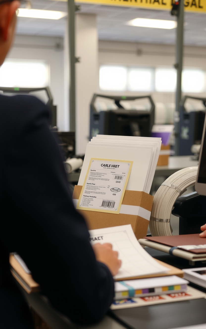 Quality check visual for Cable Labels Printing Guide