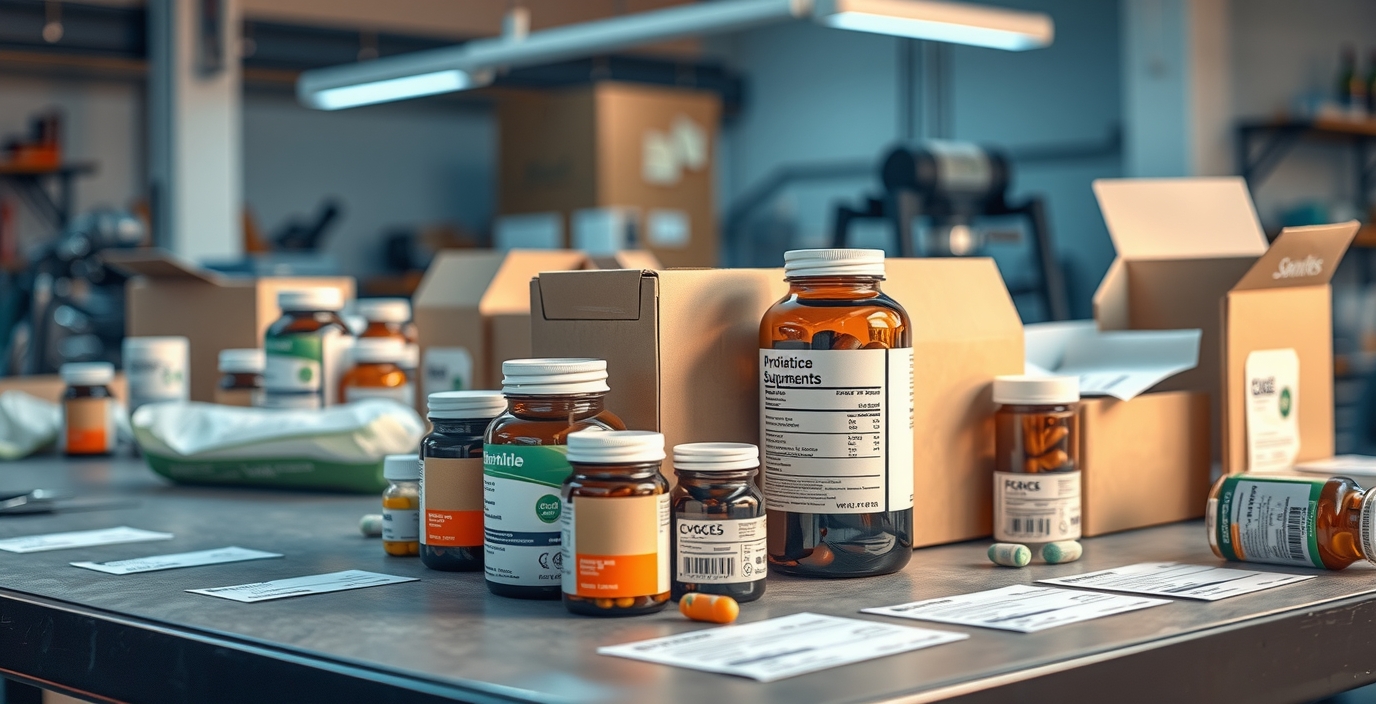 Preparation visual for Health Supplements Labels Printing Guide