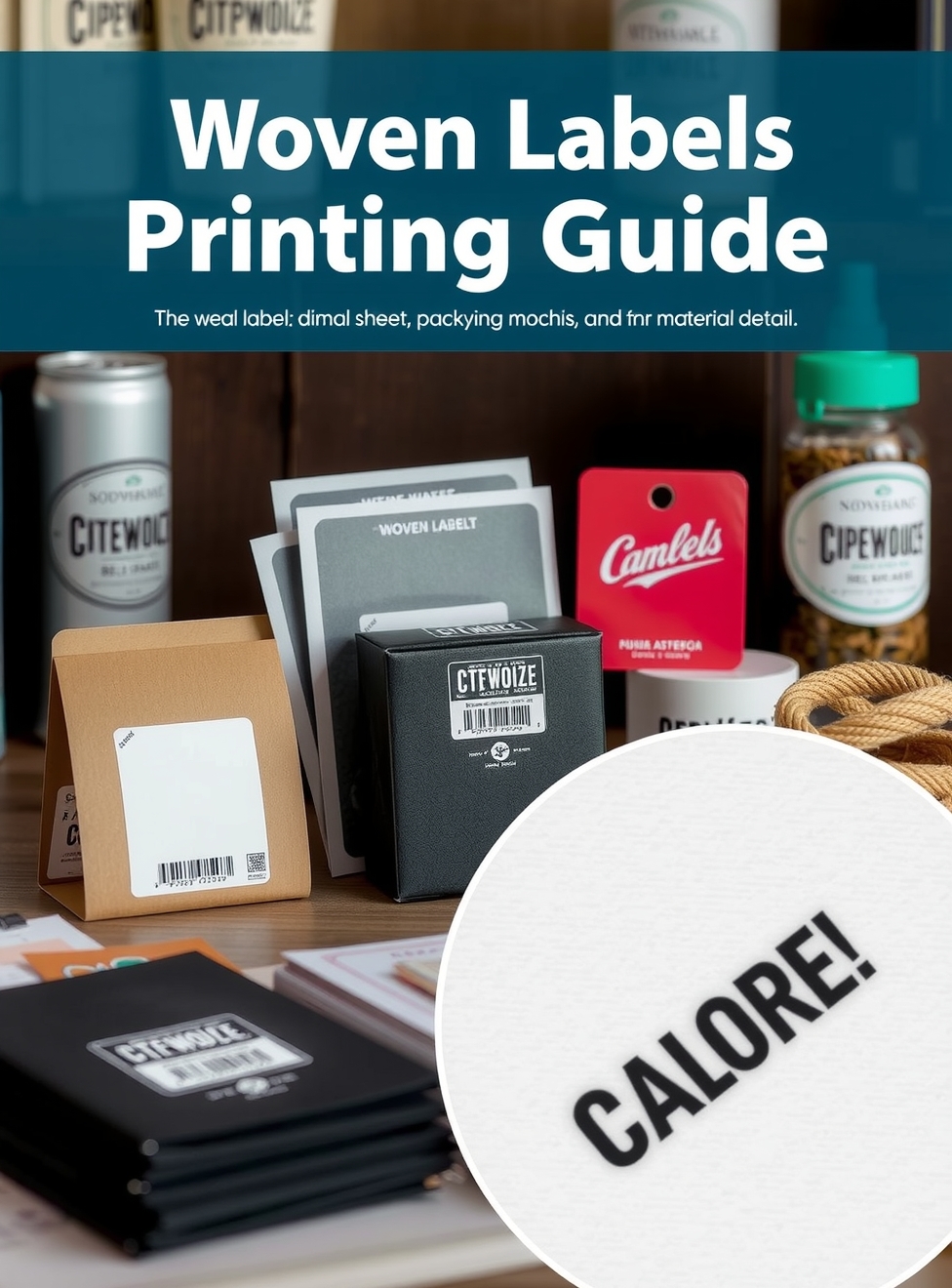 Preparation visual for Woven Labels Printing Guide