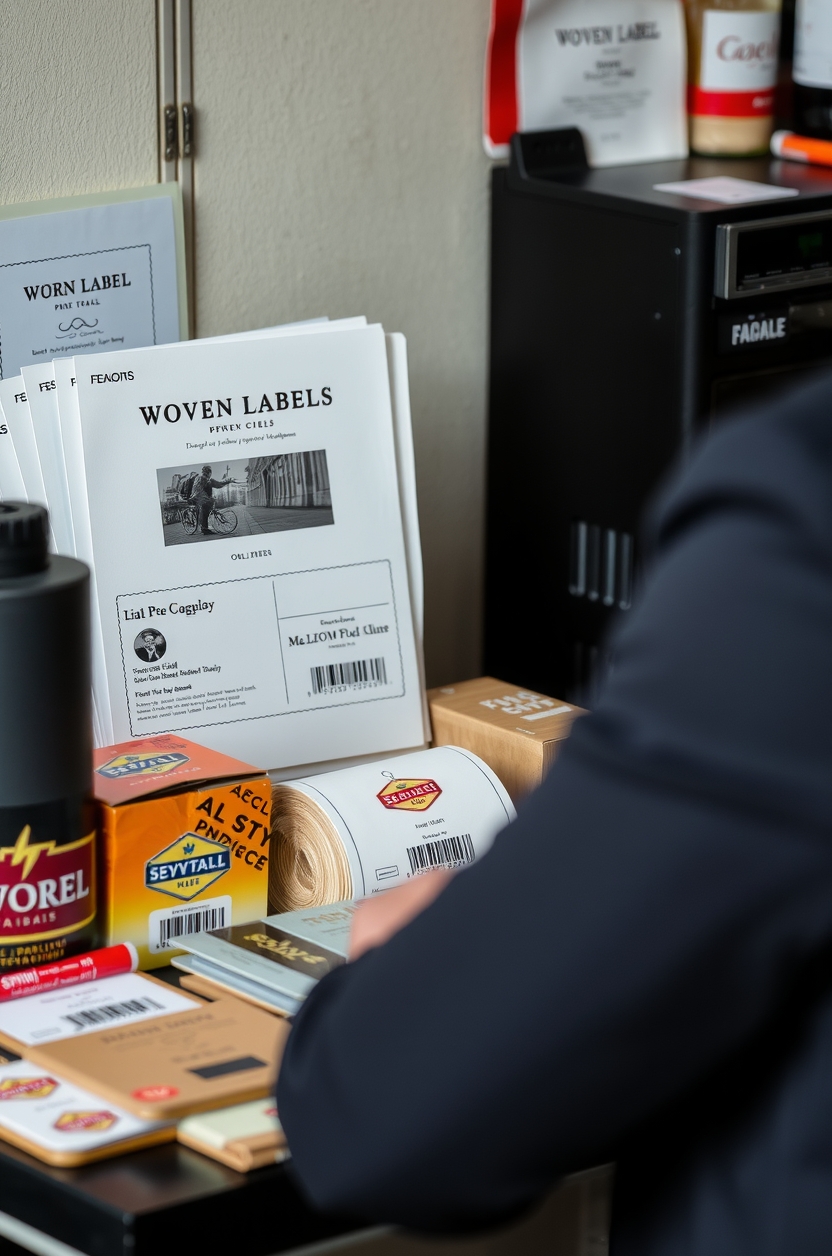 Quality check visual for Woven Labels Printing Guide