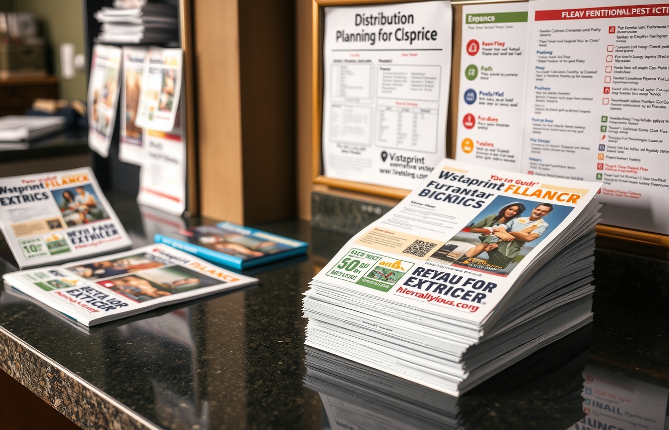 Preparation visual for Vistaprint Flyer Printing Guide