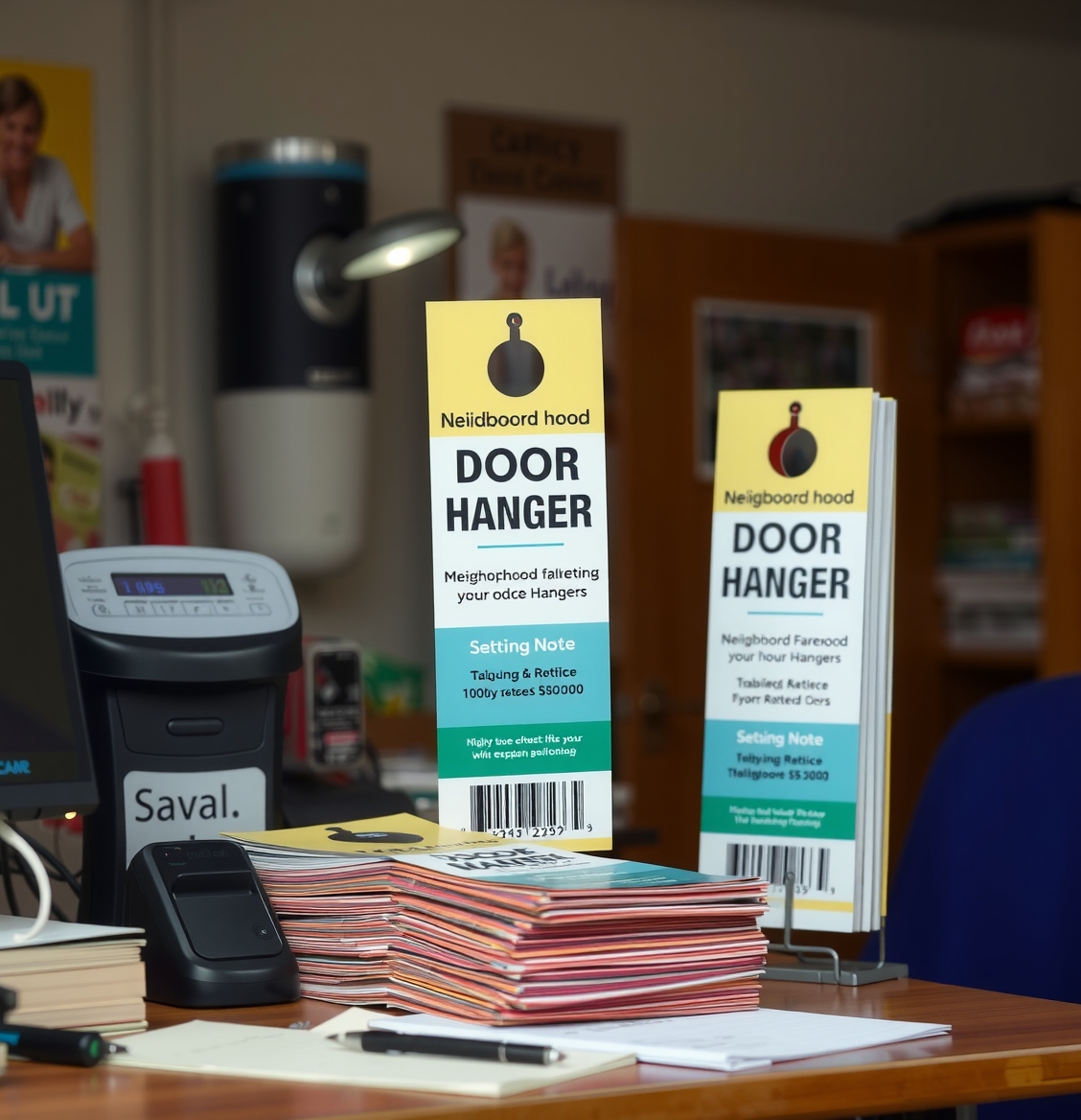 Quality check visual for Marketing Door Hangers