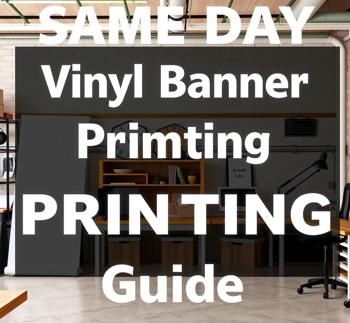 Checklist for Same Day Vinyl Banner Printing Guide