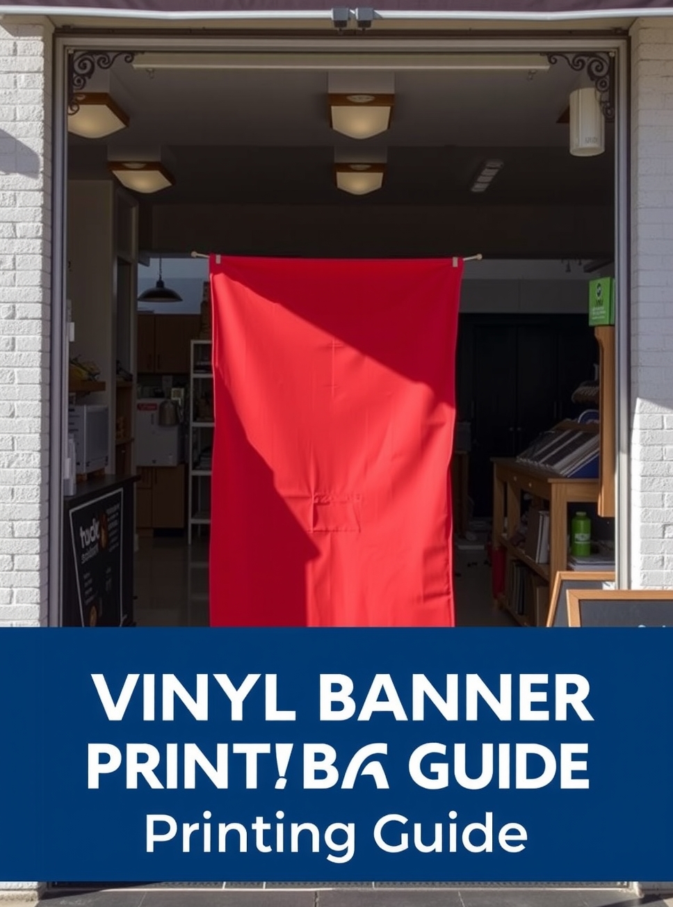 Preparation visual for Same Day Vinyl Banner Printing Guide