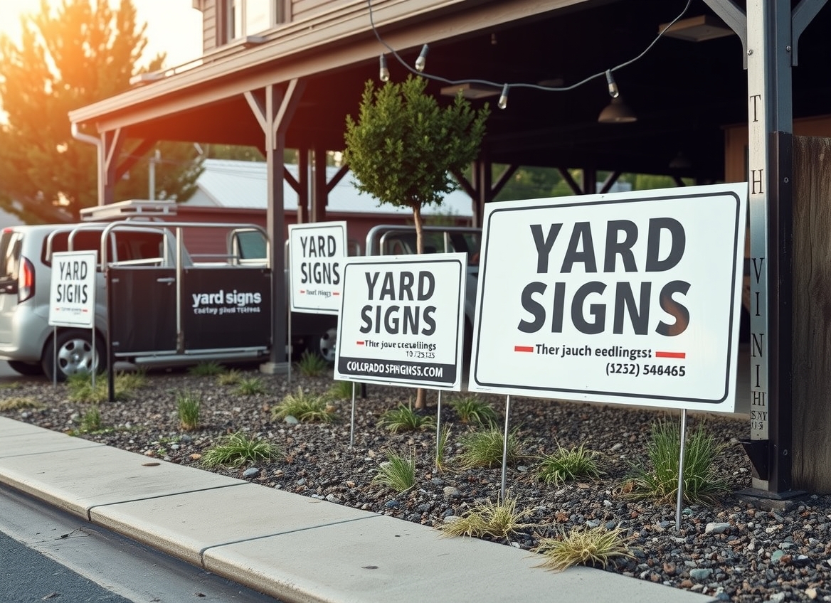 Preparation visual for Yard Signs Colorado Springs Guide