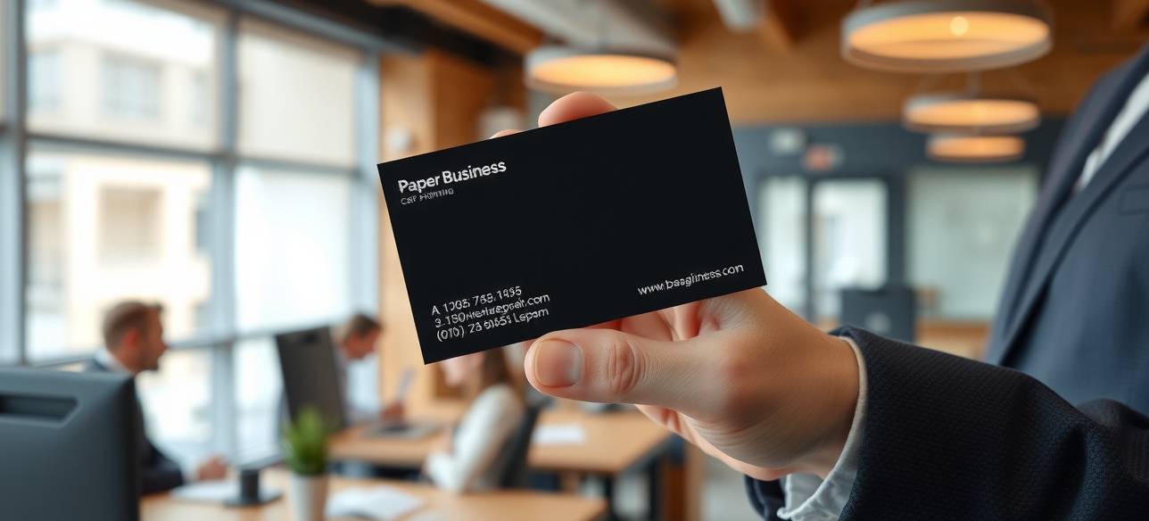 Evaluating the best Paper for Business Cards Printing environment