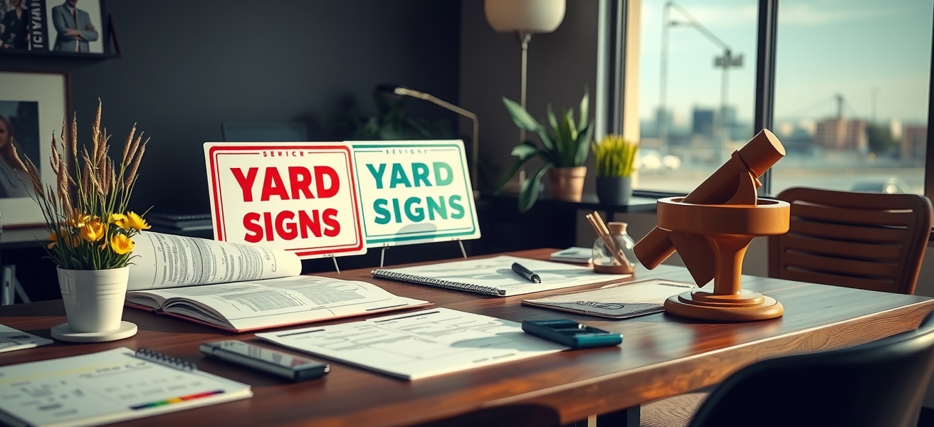 Preparation visual for Yard Signs Las Vegas Guide