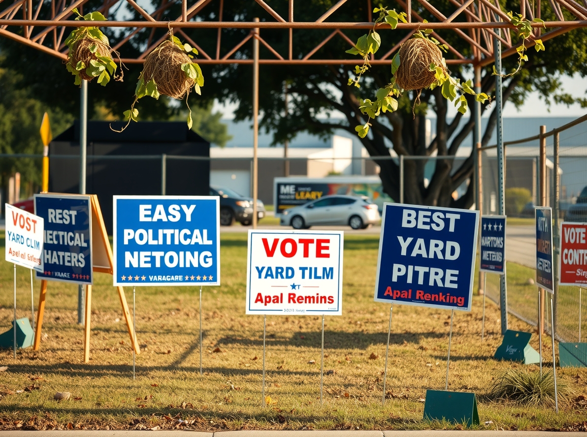 Evaluating the best Best Political Yard Signs environment