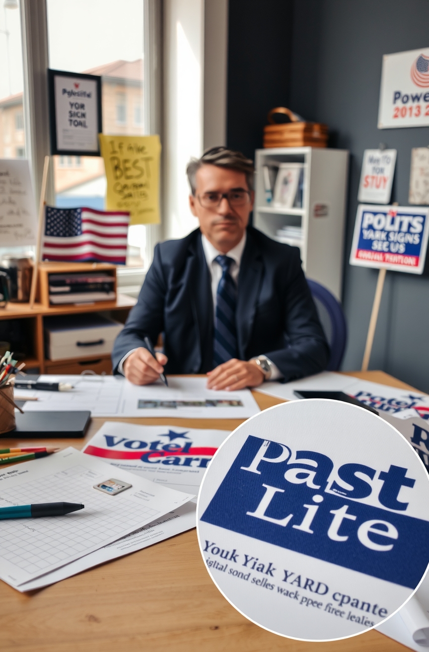 Preparation visual for Best Political Yard Signs