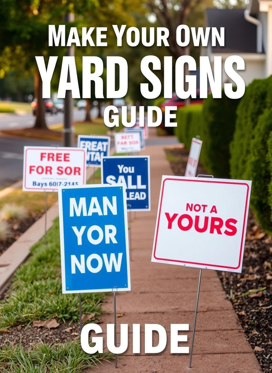 Make Your Own Yard Signs Guide