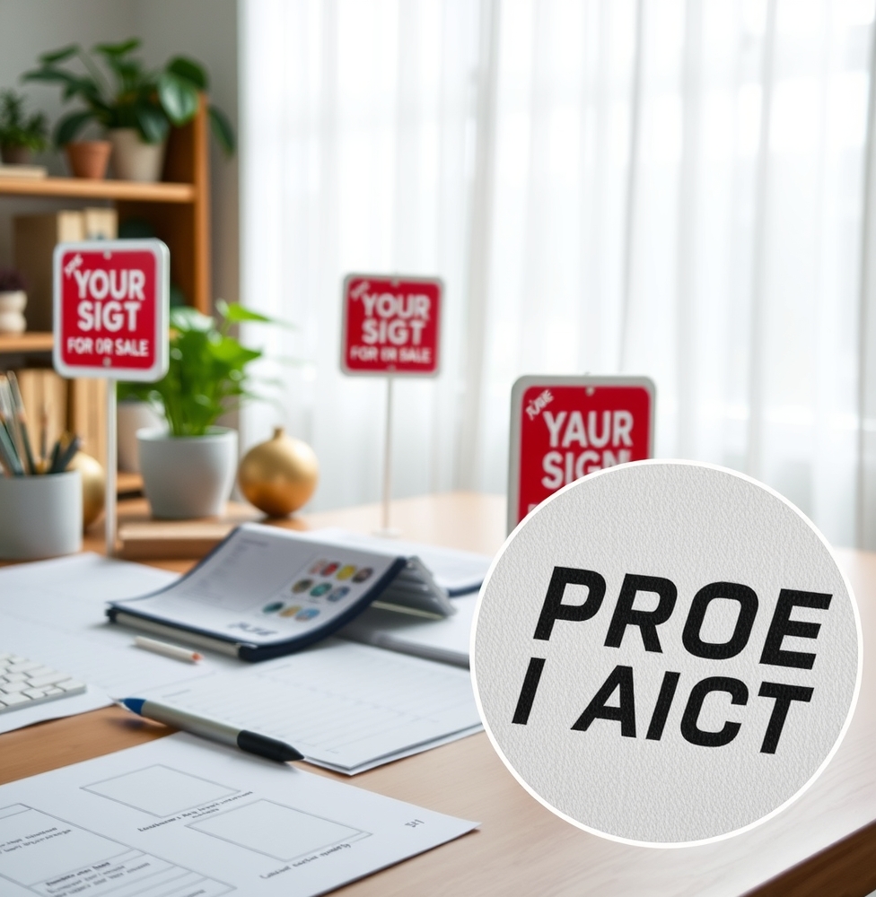 Quality check visual for Make Your Own Yard Signs Guide