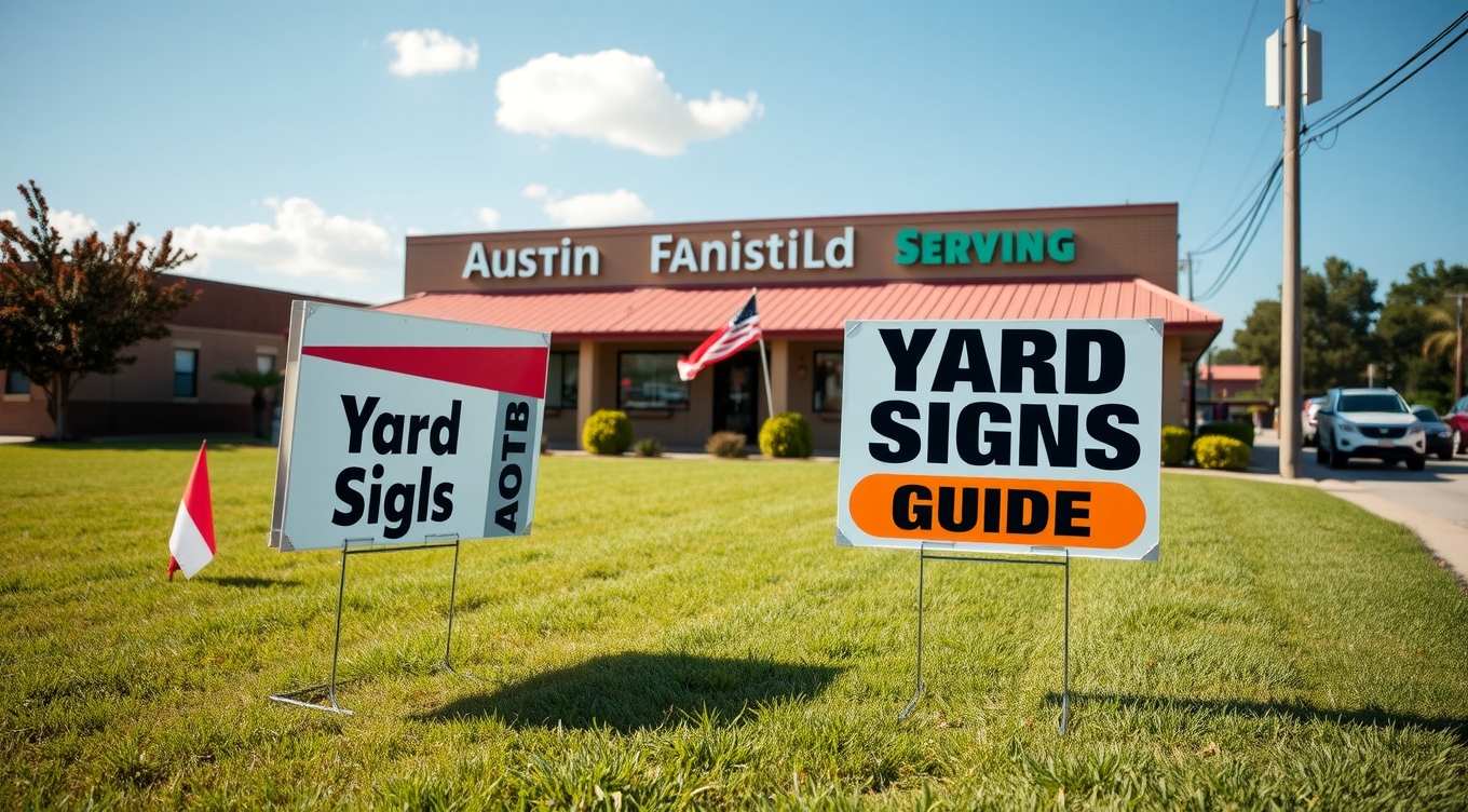 Checklist for Austin Yard Signs Guide