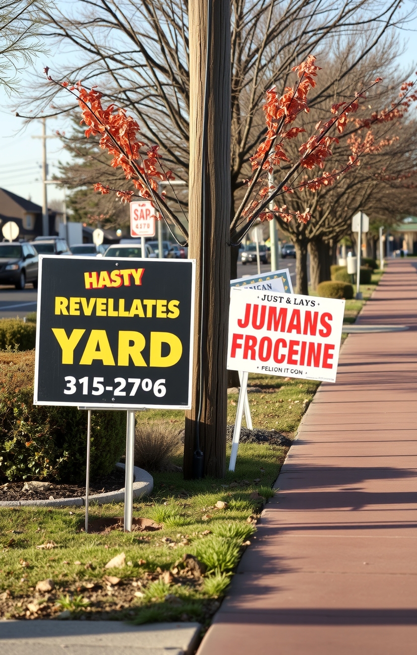 What Material Are Yard Signs Made of