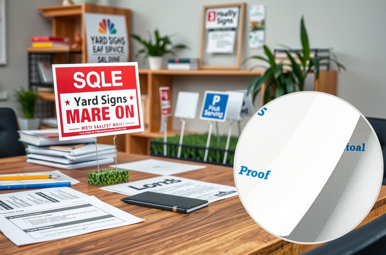 Preparation visual for What Material Are Yard Signs Made of