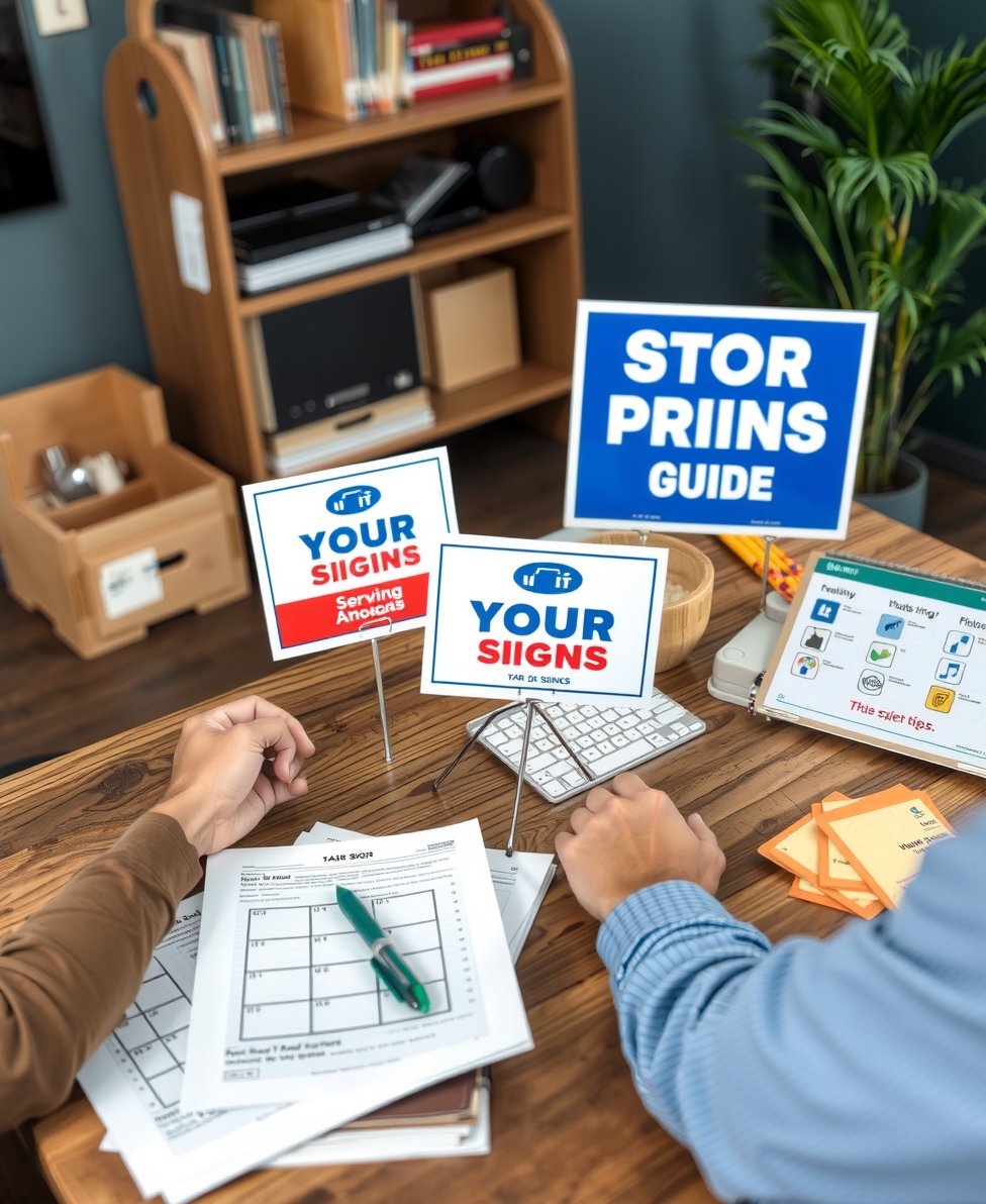 Quality check visual for Do It Yourself Yard Signs Guide