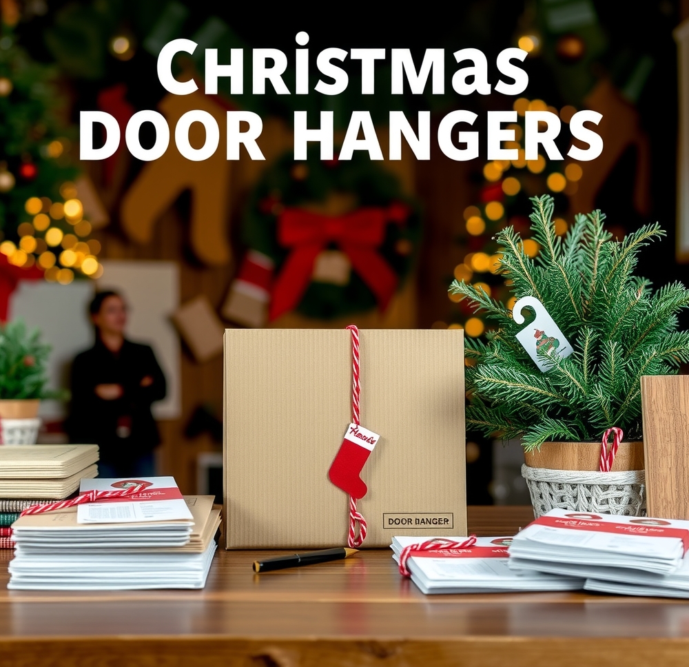 Preparation visual for Christmas Door Hangers Guide