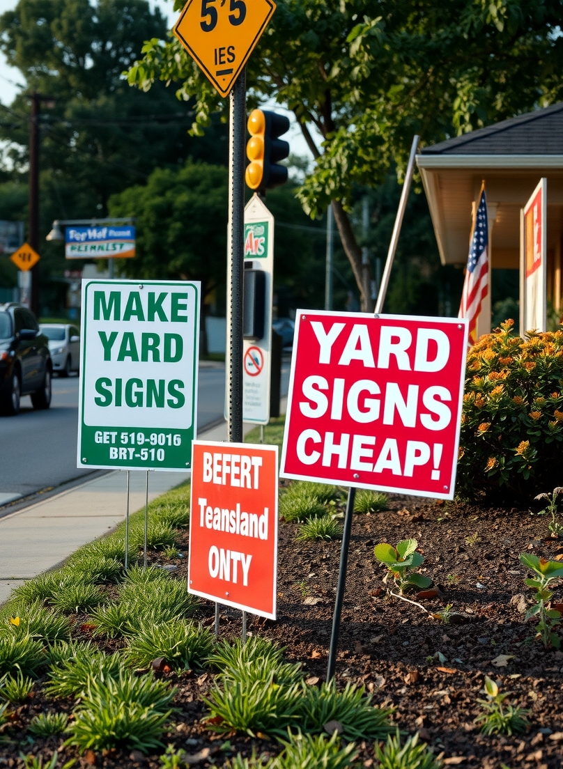 Make Yard Signs Cheap