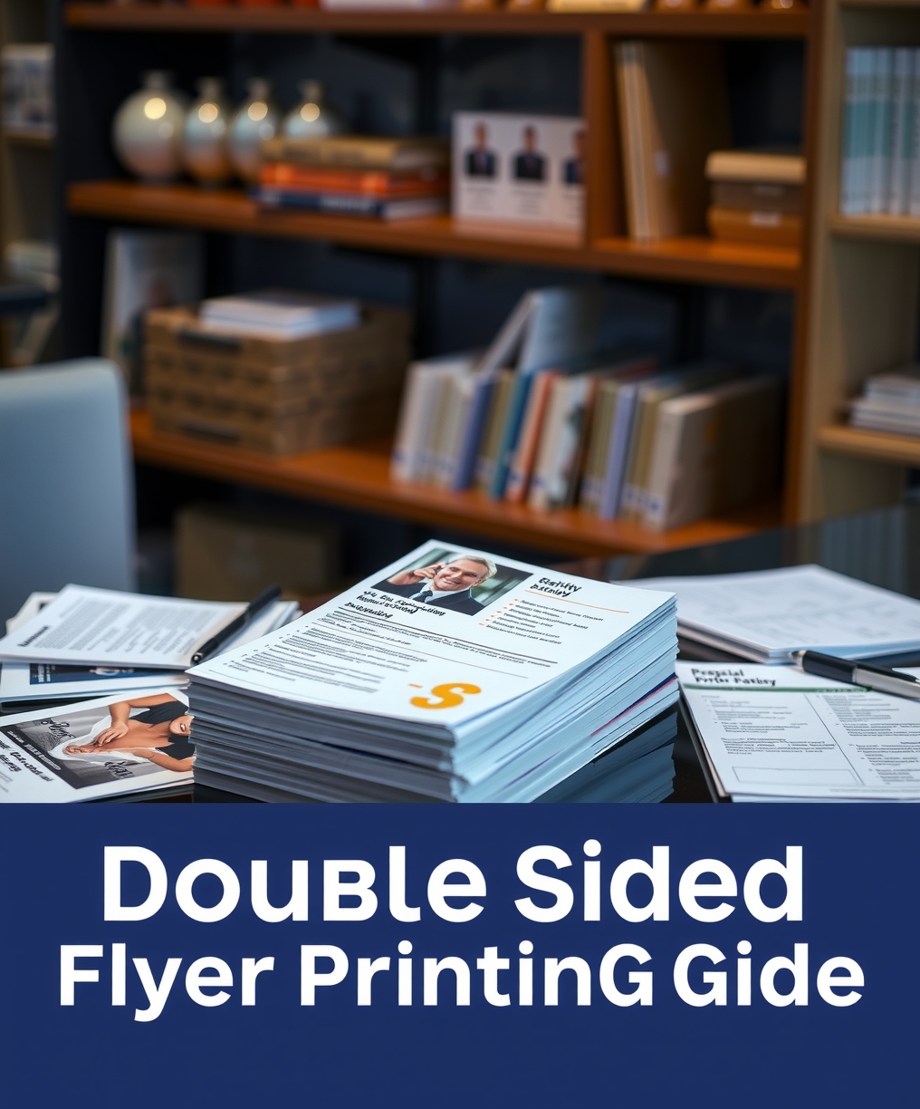 Preparation visual for Double Sided Flyer Printing Guide