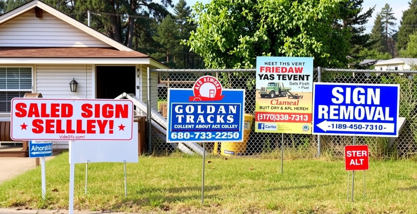 Evaluating the best Junk Removal Yard Signs Guide environment