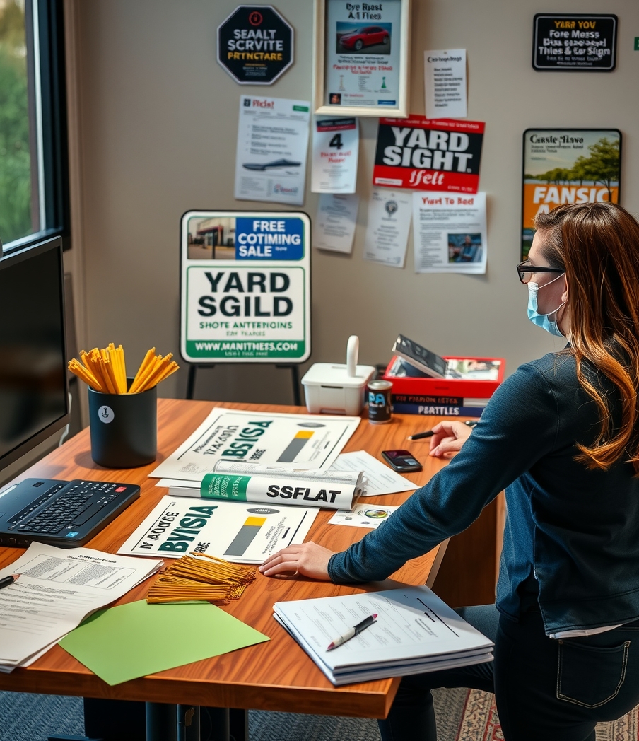 Preparation visual for Seattle Yard Signs Guide