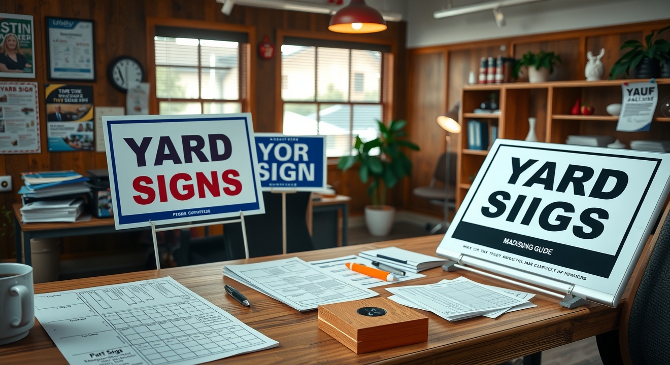 Preparation visual for Yard Signs Madison Wi Guide
